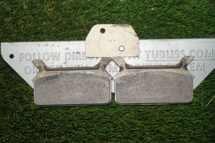 Harley OEM Rear Brake Pads FLHR Touring Models 43957-86E New w/ Rust photo 2