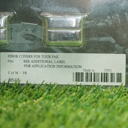 NOS Kuryakyn Tour-Pak Lid Hinge Covers 89–13 Harley FLHT Chrome 7271