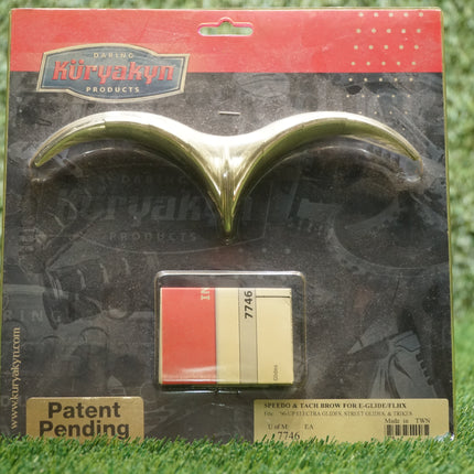 Kuryakyn 7746 Speedo & Tach Brow Chrome for Harley Electra Glide 96–13