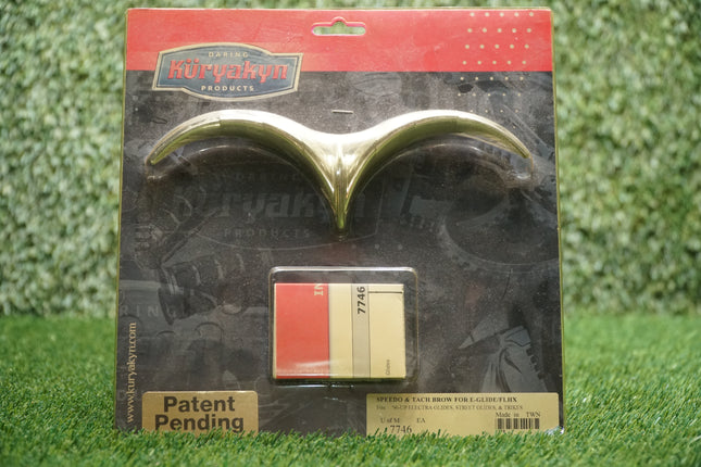 Kuryakyn 7746 Speedo & Tach Brow Chrome for Harley Electra Glide 96–13