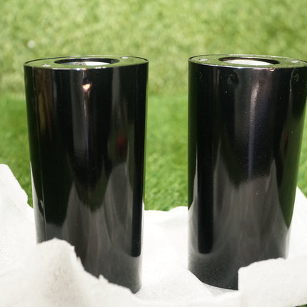 Harley Black Fork Slider Covers Beer Cans Touring Softail Shovelhead 45591-02