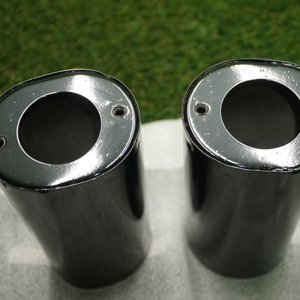 Harley Black Fork Slider Covers Beer Cans Touring Softail Shovelhead 45591-02