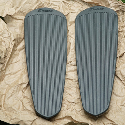 OEM Indian Chrome Driver Floorboards w/ Pads 2014–2024 Chief Chieftain Roadmaster