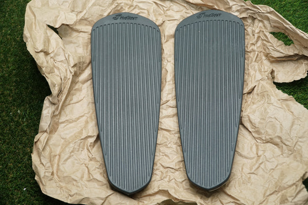 OEM Indian Chrome Driver Floorboards w/ Pads 2014–2024 Chief Chieftain Roadmaster