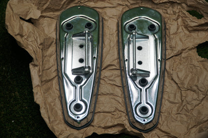OEM Indian Chrome Driver Floorboards w/ Pads 2014–2024 Chief Chieftain Roadmaster photo 2