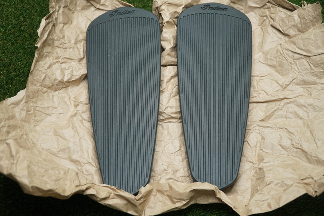 OEM Indian Motorcycle Black Driver Floorboards w/ Pads 2014–2024 Chief Chieftain