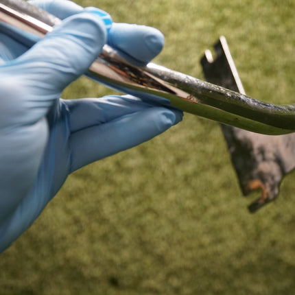 Harley Touring Road King Electra Glide Auxiliary Fog Light Bar Bent Rusty