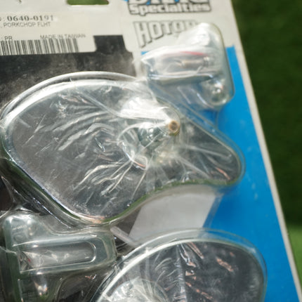 Drag Specialties 0640-0191 Pork Chop Mirrors Chrome Harley Touring FLHT FLHX