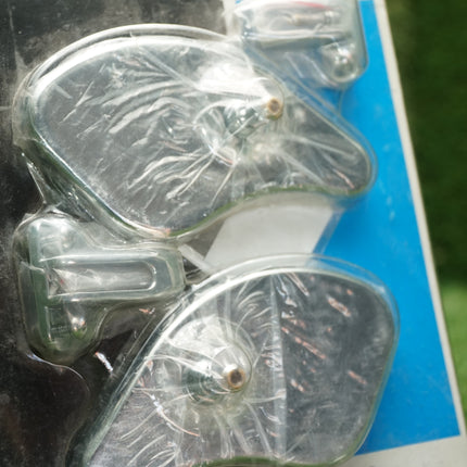 Drag Specialties 0640-0191 Pork Chop Mirrors Chrome Harley Touring FLHT FLHX