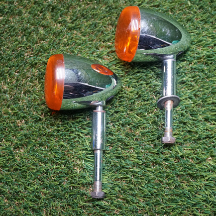 Harley Davidson Chrome Turn Signal Indicators Early 2000s OEM Quality