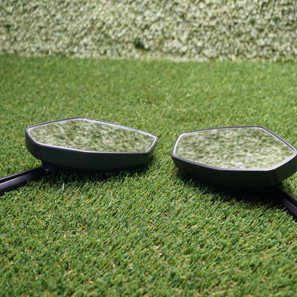 MMG Universal 8mm RH Thread Motorcycle Mirror Set Black – Left & Right