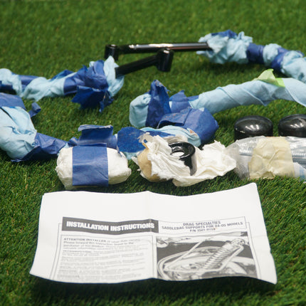 Drag Specialties Saddlebag Support Bars XL 3501-0159 Black w/ Hardware