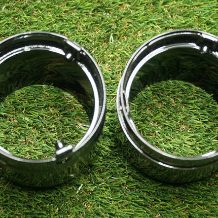 Harley Davidson 4” Black Beveled Exhaust End Caps – Touring Softail Dyna NEW