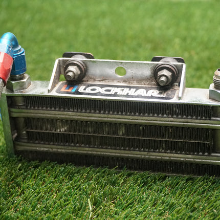 Lockhart Fin-Style Oil Cooler, Upper-Side Mount for Harley —  Good Used