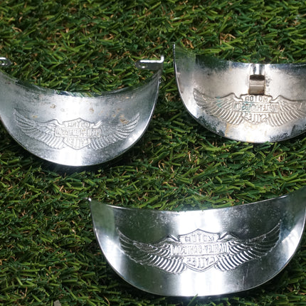 Harley Eagle Wing & Turn Signal Lamp Visors Set Softail Touring 67796-91T