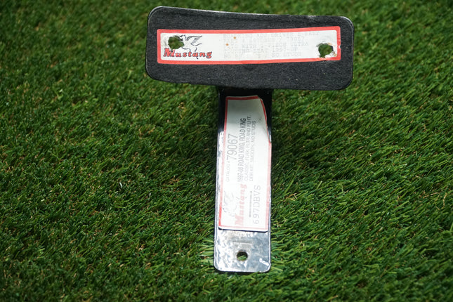 Mustang 79067 Driver Backrest Bracket Harley Seat Mount Rusted Paint Peeling