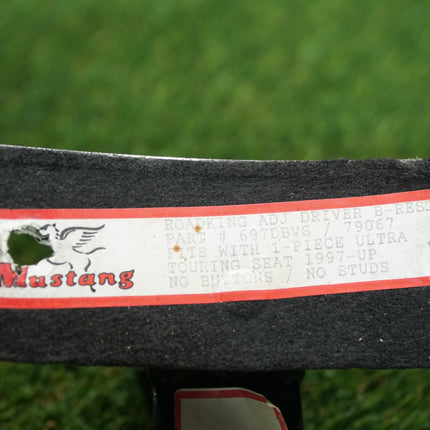 Mustang 79067 Driver Backrest Bracket Harley Seat Mount Rusted Paint Peeling