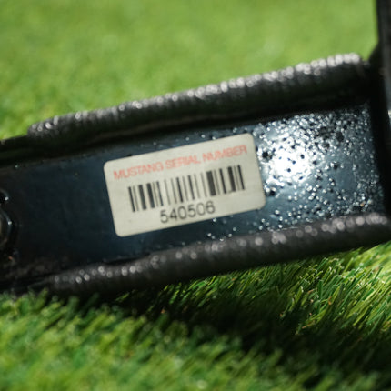 Mustang 79067 Driver Backrest Bracket Harley Seat Mount Rusted Paint Peeling