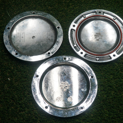 3 Harley Davidson Chrome Derby Covers OEM 25415-99 & 103” 60872-11 Set