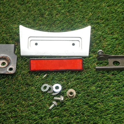 Yamaha VMAX 1200 VMX12 Rear Reflector w/ Brackets & Hardware Fair Condition