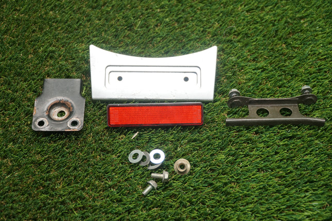 Yamaha VMAX 1200 VMX12 Rear Reflector w/ Brackets & Hardware Fair Condition