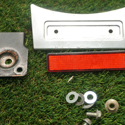 Yamaha VMAX 1200 VMX12 Rear Reflector w/ Brackets & Hardware Fair Condition