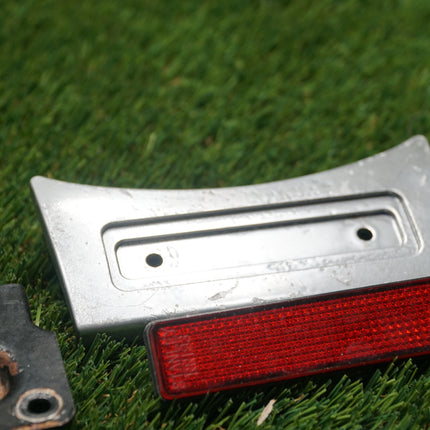 Yamaha VMAX 1200 VMX12 Rear Reflector w/ Brackets & Hardware Fair Condition