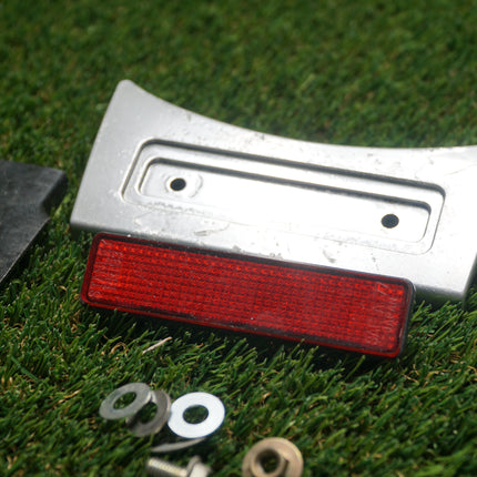 Yamaha VMAX 1200 VMX12 Rear Reflector w/ Brackets & Hardware Fair Condition