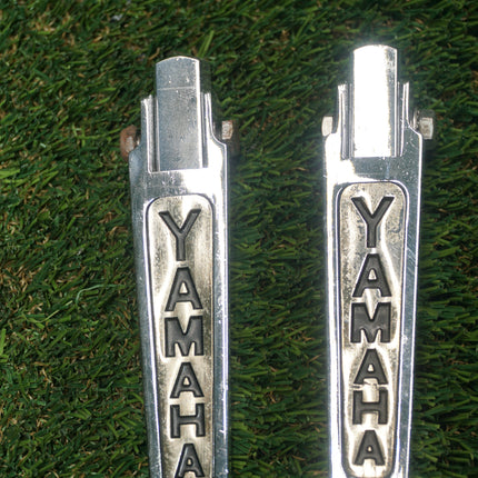 Vintage Yamaha Gold/Silver Highway Pegs Foot Pegs VMAX Cruiser Excellent