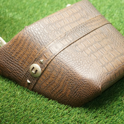 Yamaha VMAX 1200 1985-2007 Custom Alligator Seat Set w/ Backrest – Brown