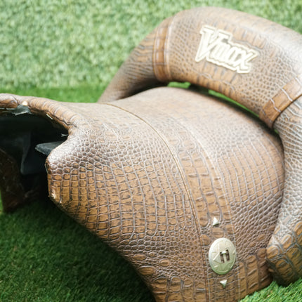 Yamaha VMAX 1200 1985-2007 Custom Alligator Seat Set w/ Backrest – Brown