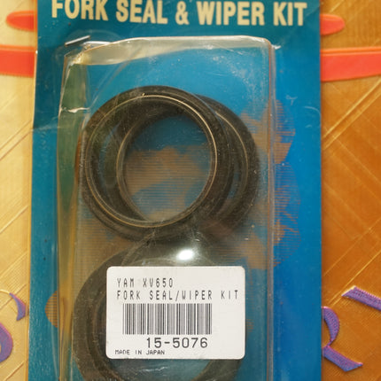 K&L Yamaha XV650 V-Star Front Fork Seal & Wiper Kit 15-5076 NOS
