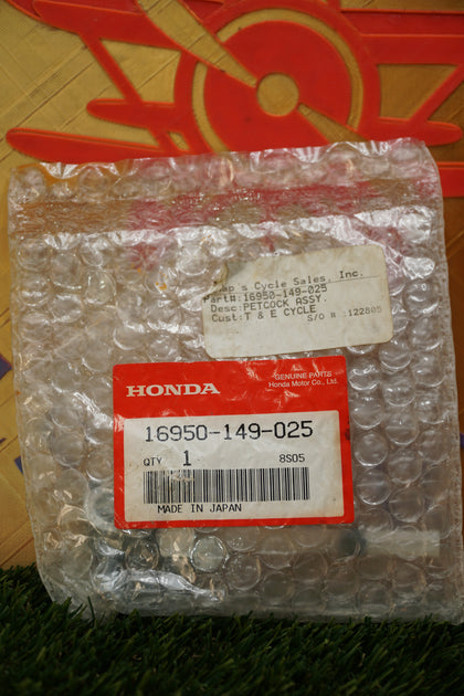 Honda ATC185 ATC200 TRX200 XL75 Fuel Valve Petcock OEM 16950-149-025 NOS photo 2
