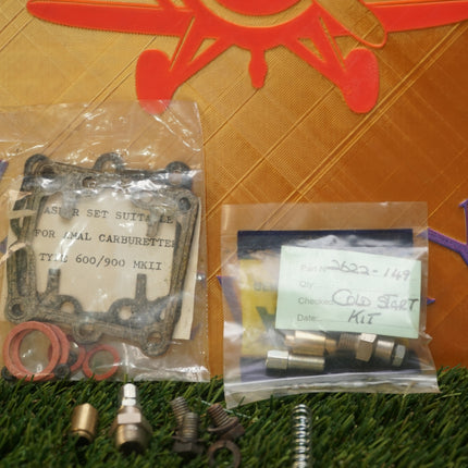 Amal Concentric MKII Carburetor Gasket Rebuild & Cold Start Kit 2622/149 NOS