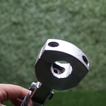 Chrome Folding Rear Passenger Foot Pegs w/ Rubber Rings #1899 Pair – Needs Polish