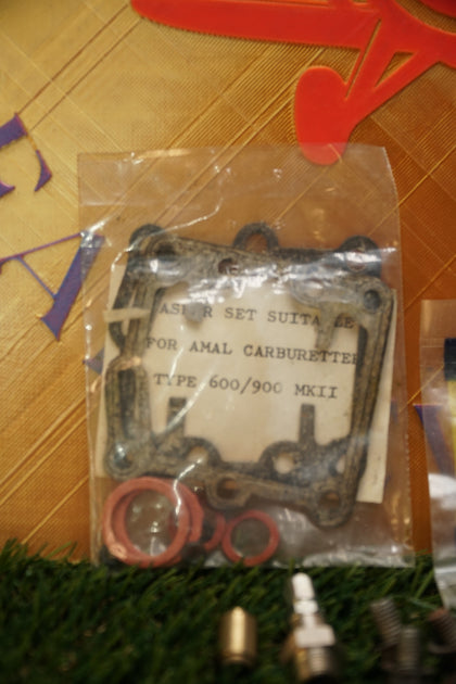 Amal Concentric MKII Carburetor Gasket Rebuild & Cold Start Kit 2622/149 NOS photo 2