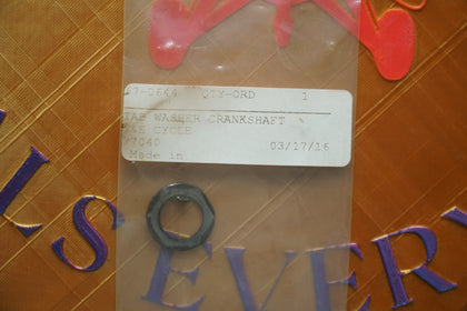 Vintage Triumph BSA Engine Seal & Lock Tab Washer Hardware Bundle Lot photo 10