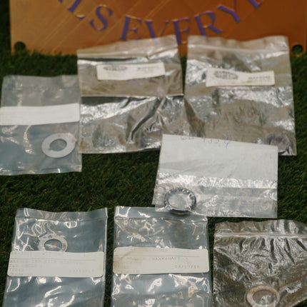 Vintage Triumph BSA Engine Seal & Lock Tab Washer Hardware Bundle Lot