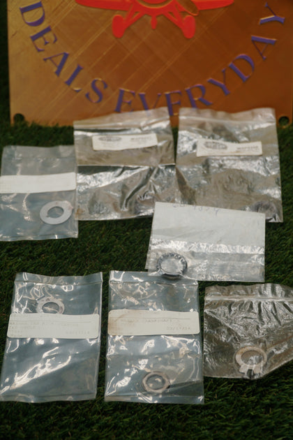 Vintage Triumph BSA Engine Seal & Lock Tab Washer Hardware Bundle Lot photo 1