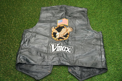 Custom VMAX Jacket XL by Navarre Leather Co Italian Stone Stitching & Embroidery photo 1