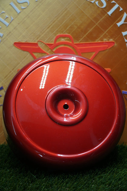 Harley Patriot Red Pearl Round Air Cleaner Cover 29435-98ML NOS Box-Rub Blemish photo 1