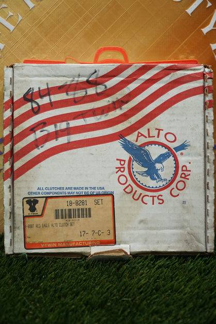 V-Twin Mfg Harley 4-Speed Clutch Set Red Eagle Alto Fibers & Steels 18-8281 NOS photo 2