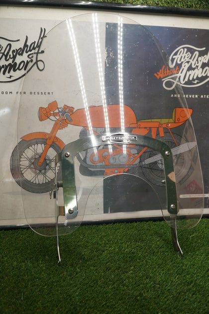 Harley-Davidson Heritage Softail Fat Boy Detachable King-Size Windshield 18" Used photo 1