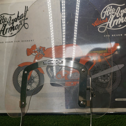 Harley-Davidson Heritage Softail Fat Boy Detachable King-Size Windshield 18" Used