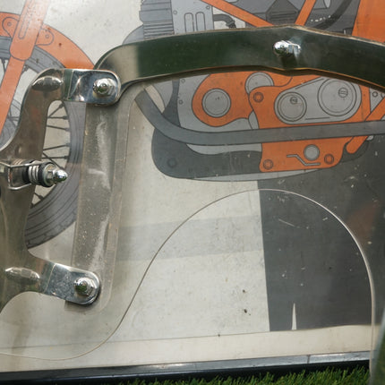 Harley-Davidson Heritage Softail Fat Boy Detachable King-Size Windshield 18" Used
