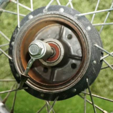 1995 Yamaha PW80 Rear Wheel Rim Hub 12x1.60 OEM w/ Cush Drive & Sprocket
