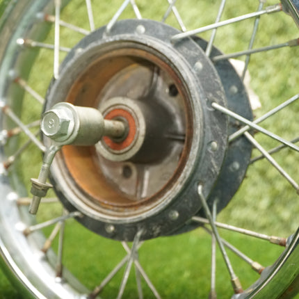 1995 Yamaha PW80 Rear Wheel Rim Hub 12x1.60 OEM w/ Cush Drive & Sprocket