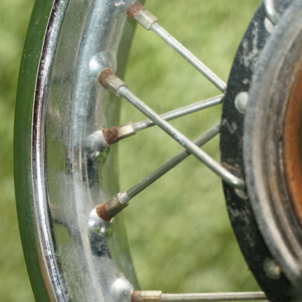 1995 Yamaha PW80 Rear Wheel Rim Hub 12x1.60 OEM w/ Cush Drive & Sprocket