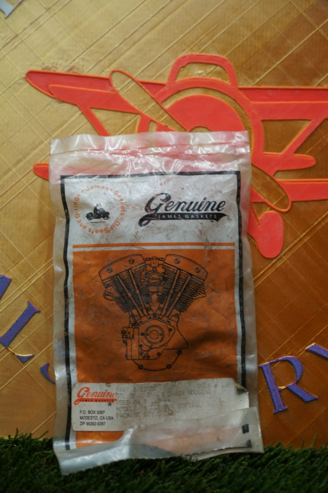 Harley Big Twin 5-Speed Trans Main Drive Gear Oil Seals James Gaskets 12050 NOS