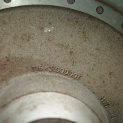 Harley Fat Boy Softail Rear Solid Disc Wheel 16x3.00 OEM Used